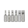 S2 Steel Slotted Screwdriver Bits Set – 1/4" Shank (6 different types available)