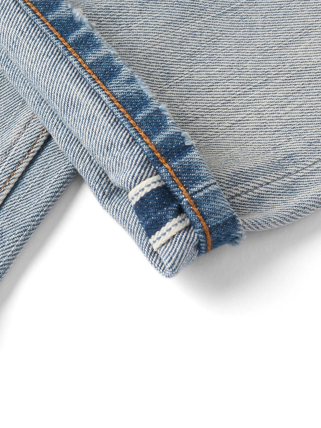 SIMWOOD High Standard Loose Straight 14.3oz Selvedge Denim Jeans