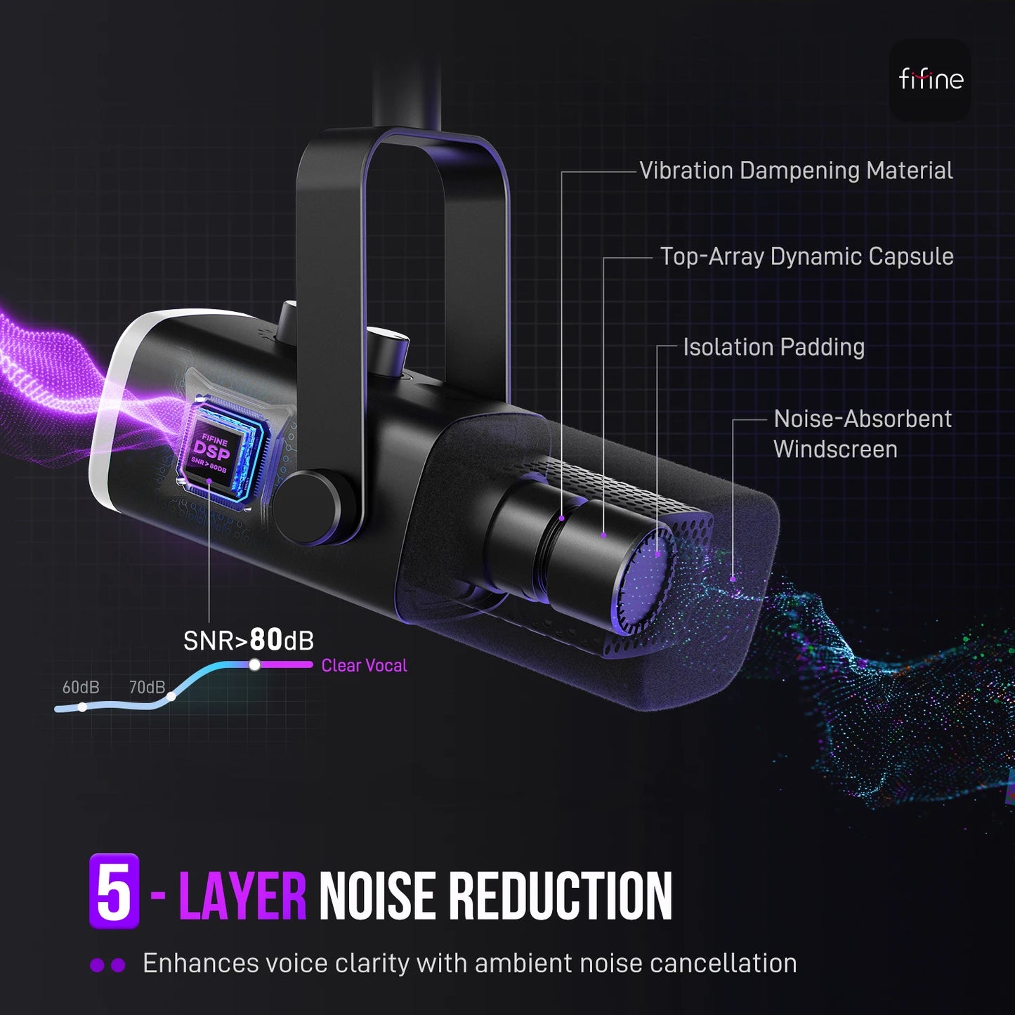 FIFINE Dynamic Gaming Microphone: Elevate Your Streaming & Recording Experience