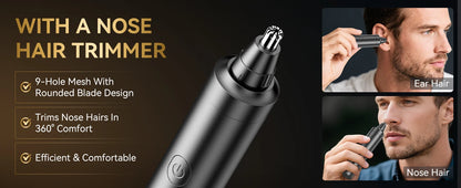 Kensen S29 Hair Trimmer for Men 2 in 1 Adjustable Hair Clipper Kit