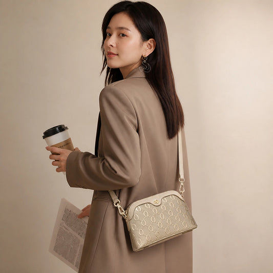 FOXER Luxury Embossed Crossbody Bag