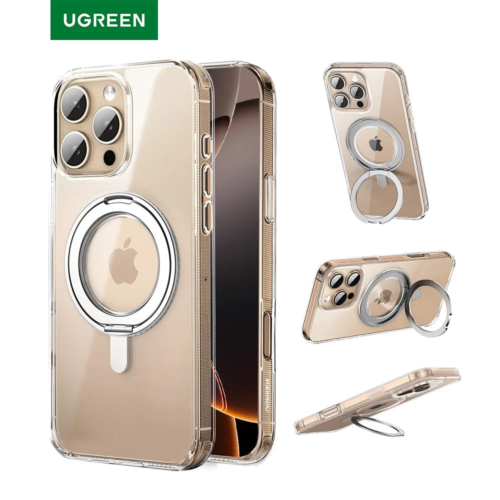 UGREEN 360° Magnetic Stand Case for iPhone 17 Pro Max