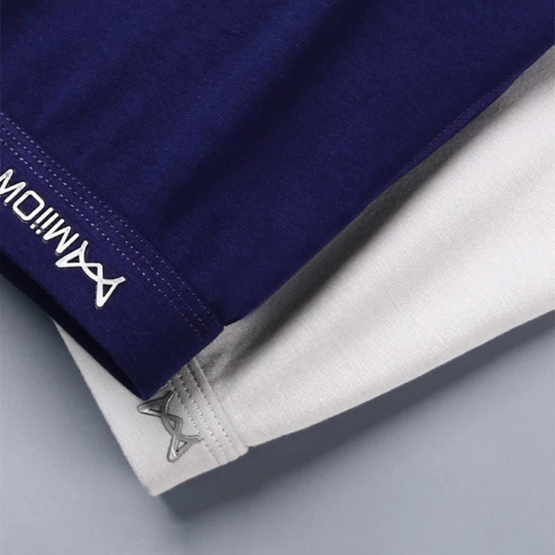 MiiOW Men's Antibacterial Boxer Briefs - 3Pcs Cotton Underwear with Graphene Technology - ShopHub