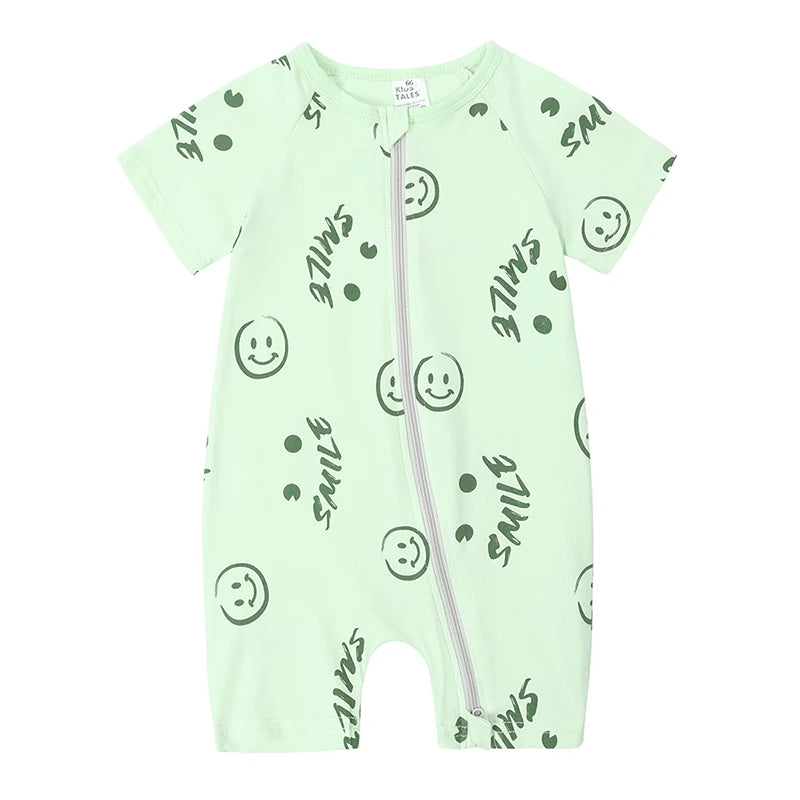 Kids Tales Sunshine Stories Cotton-Blend Printed Romper