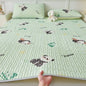 Stay Cool and Comfortable All Summer with Our Premium Cooling Silk Bed Mat Set