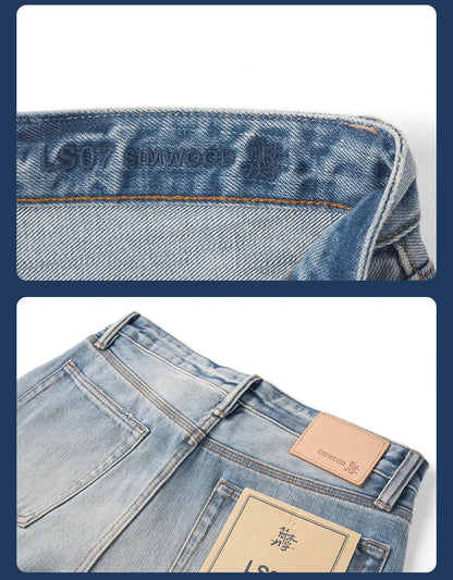 SIMWOOD High Standard Loose Straight 14.3oz Selvedge Denim Jeans
