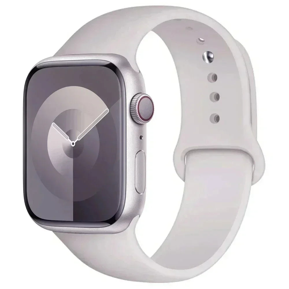 Silicone Replacement Strap for Apple Watch Series (38mm - 42mm) (available in 45 colours) Habicare