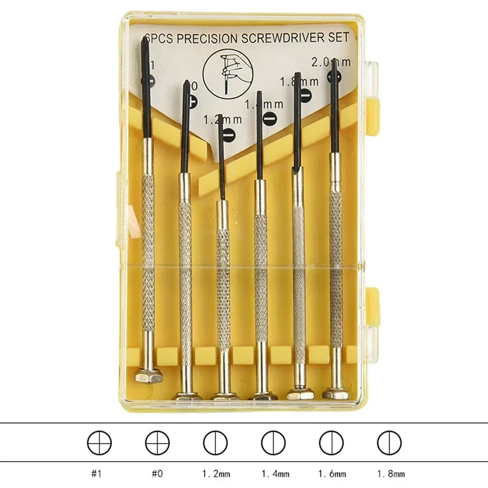 Precision Screwdriver Set (6Pcs) (2 types of sets available) Habicare