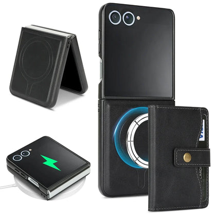 Wallet Leather Case for the Samsung Galaxy Z Flip7 (4 colours available) Habicare