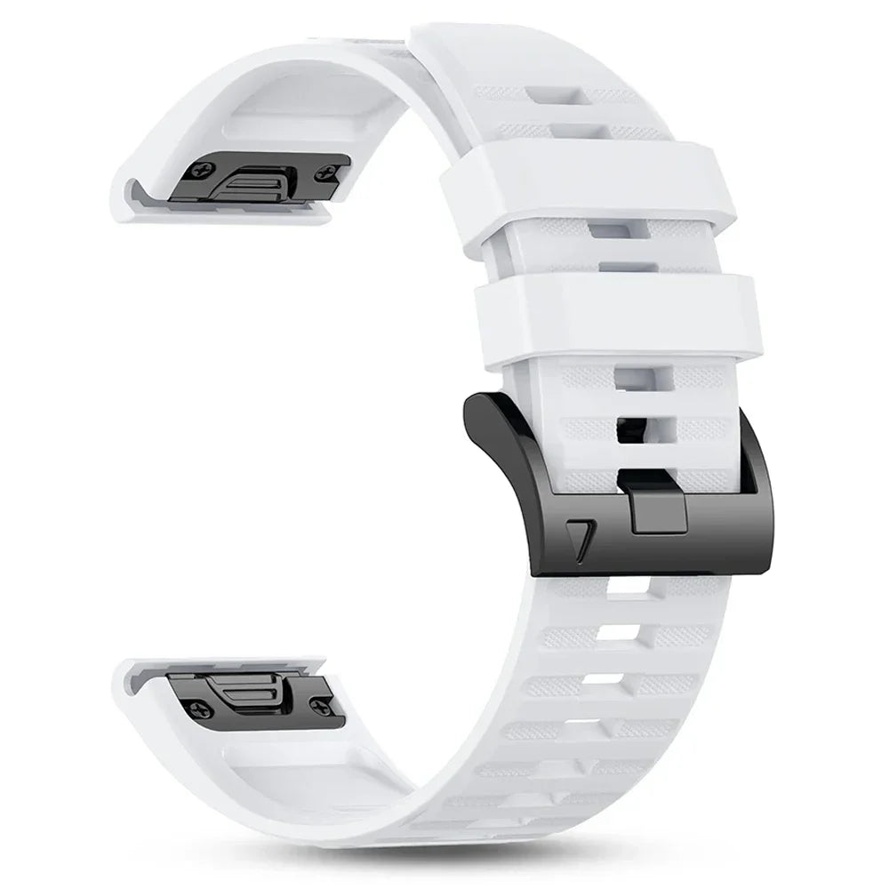 Quickfit Silicone Strap for the Garmin Watch Series (available of various range of models and 46 colours) Habicare