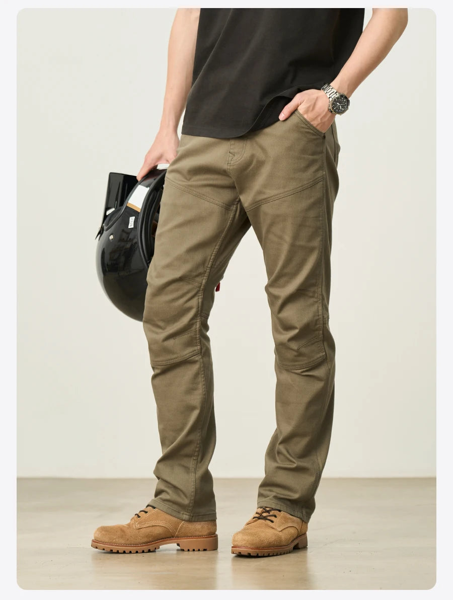SIMWOOD 10oz Draping Motorcycle Riding Jeans