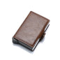 Anti Rfid Carbon Fiber Credit Card Holder Mens 14 Bank Cardholder Case Wallet Metal Minimalist Wallet Money Bag Male Purses