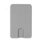 Minimalist Card Holder Sticky Phone Wallet Slim Bank Credit Cardholder Phone Card Case Silicone Compatible for Iphone Android