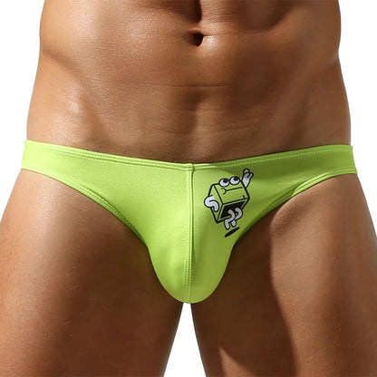 SEOBEAN Men's Cartoon Briefs - Low-Rise Sexy Bikini Briefs - ShopHub