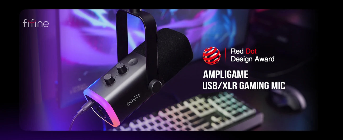 FIFINE Dynamic Gaming Microphone: Elevate Your Streaming & Recording Experience