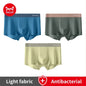 Experience Unmatched Comfort with MiiOW Silk Boxer Briefs – 3-Pack of Traceless Lightweight Antibacterial Men's Underwear