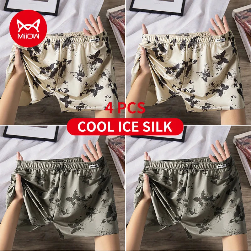 MiiOW Ice Silk Men's Underwear for Ultimate Breathability and Comfort - ShopHub