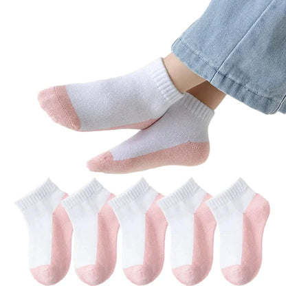 5 Pairs of Cotton Socks – For Boys & Girls (1–12 Years) Habicare