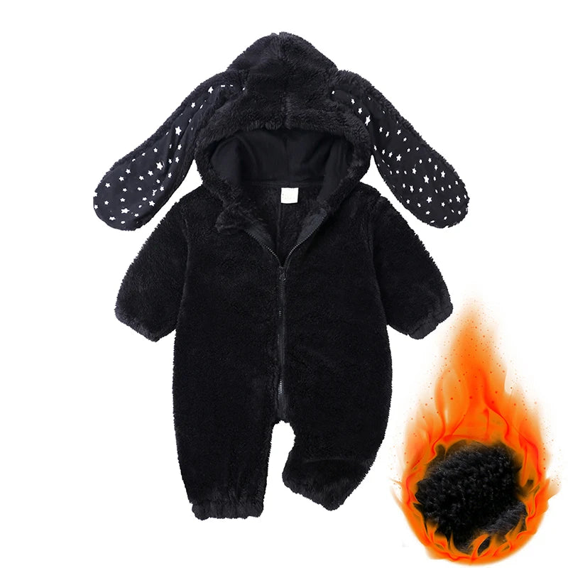Kids Tales Snuggle Bunny Plush Hooded Baby & Toddler Romper