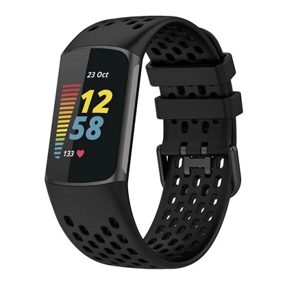 Silicone Strap for the Fitbit Charge 5/6 Series (12 colours available) Habicare