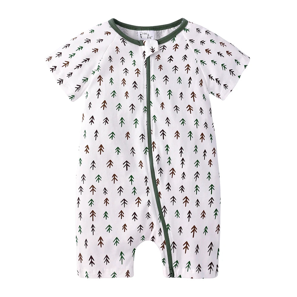Kids Tales Sunshine Stories Cotton-Blend Printed Romper