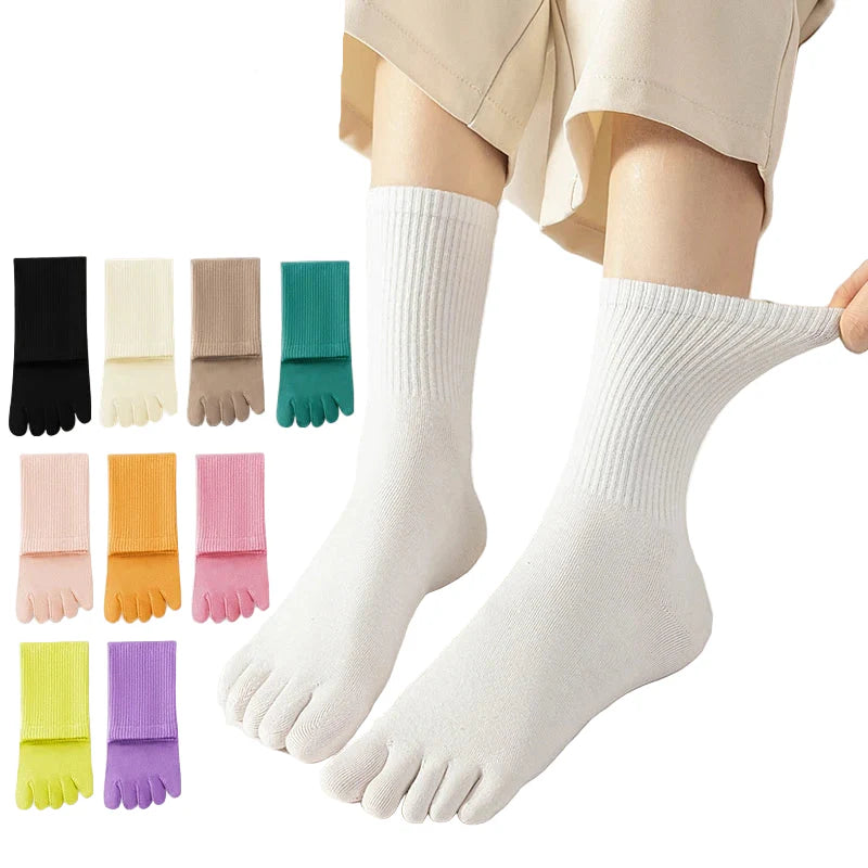 Women’s Five-Toe Socks – 5/10 Pairs Habicare