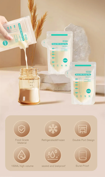 Dr.Isla Breast Milk Storage Bag 10/30Pcs 150/250ML Disposable