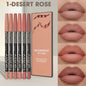 6 PCS/SET Ultra-Fine Wood Lip Liner Set