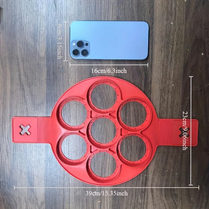 Silicone Pancake Egg Maker - Non-Stick Tool for Effortless Breakfasts - ShopHub