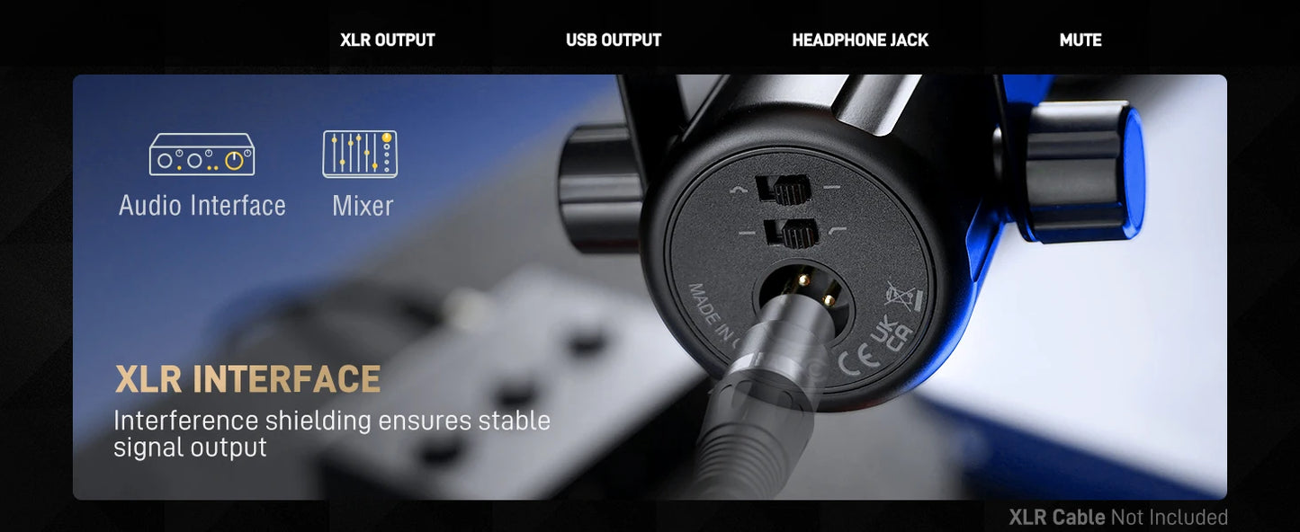 FIFINE Dynamic Podcast Microphone: Elevate Your Sound Quality for Streaming and Recording