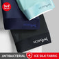 MiiOW Ice Silk Men Underwear - 3Pcs Breathable Boxer Shorts - ShopHub