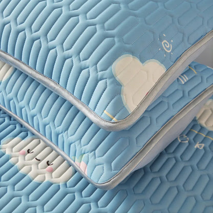 Transform Your Sleep with Our Cooling Summer Bed Mat & Pillowcase Set