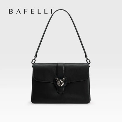 BAFELLI Full-Leather Square Shoulder Bag