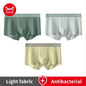 Experience Unmatched Comfort with MiiOW Silk Boxer Briefs – 3-Pack of Traceless Lightweight Antibacterial Men's Underwear