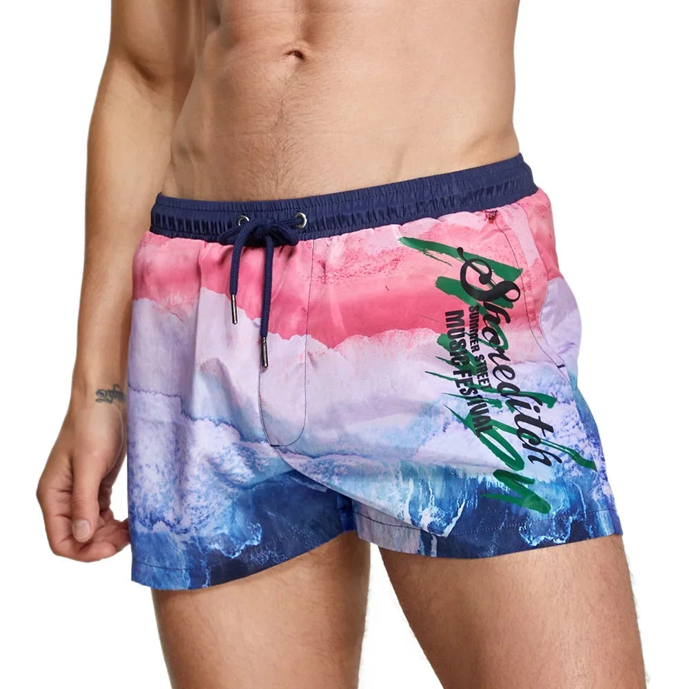 S69A Quick-Dry Swim Shorts with Mesh Liner