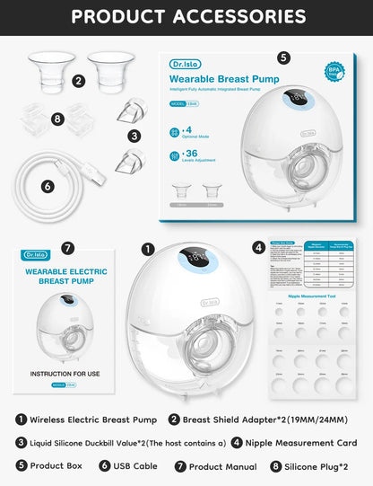 MAMIJOY Wearable Breast Pump EB46