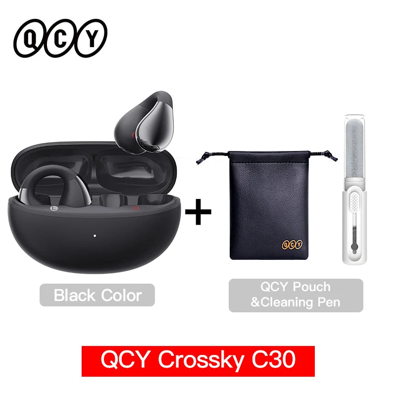 QCY Crossky C30 Wireless Earphones - Bluetooth 5.4 TWS Sports Earbuds with Dual-Connection and Waterproof Design - ShopHub