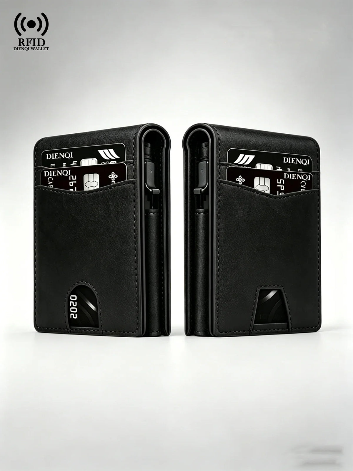 Luxury Brand Business Credit Card Holder Pocket Men's Wallet Rfid High Quality Wallet Money Bag Slim Thin Card Holders for Men