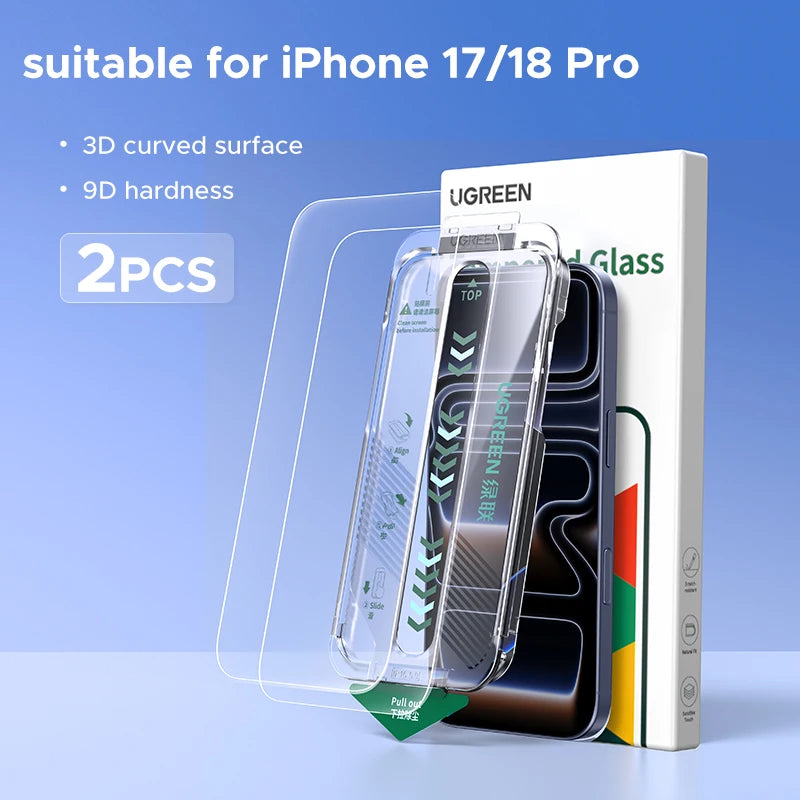 UGREEN Dust-free Screen Protector – Premium Protection for iPhone 18, 17, & Pro Max