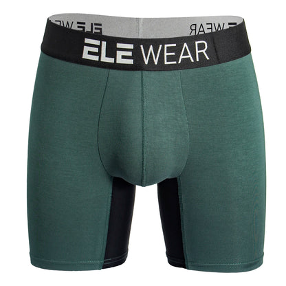 Men's Bamboo Boxer Briefs for Men - Long Sports Underwear, Moisture-Wicking - ShopHub
