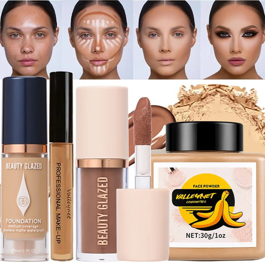 4pcs Face Makeup Set