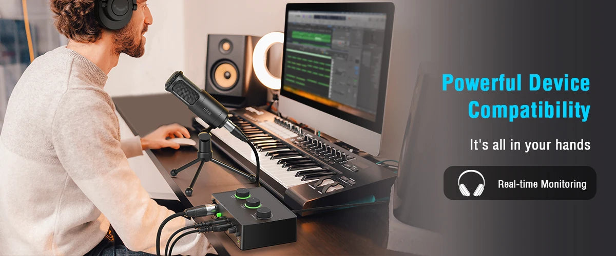 FIFINE Podcast Kit KS6: Elevate Your Audio Game with All-in-One Studio Quality