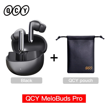 QCY MeloBuds Pro ANC Earphones with 46dB Hybrid ANC, 6 Mics, Hi-Res LDAC, and 34H Playtime - ShopHub