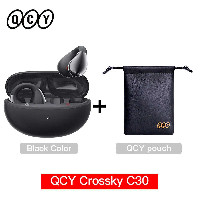 QCY Crossky C30 Wireless Earphones - Bluetooth 5.4 TWS Sports Earbuds with Dual-Connection and Waterproof Design - ShopHub
