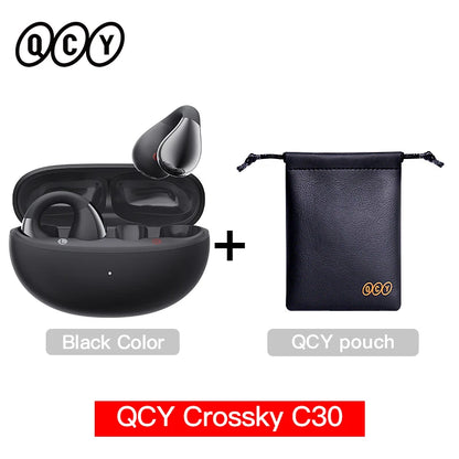 QCY Crossky C30 Wireless Earphones - Bluetooth 5.4 TWS Sports Earbuds with Dual-Connection and Waterproof Design - ShopHub