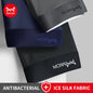 MiiOW Ice Silk Men's Boxershorts 3Pcs - Breathable Antibacterial Underwear - ShopHub