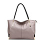FOXER Genuine Leather Lady's Handbag Elegant Luxury Design Women Shoulder Bag Large Capacity Tote Bag Best Gift for Mom,Wife