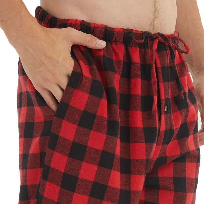 Mens Flannel Pajama Pants - Cozy Comfort for Perfect Lounging