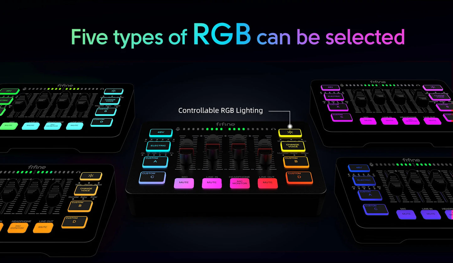 Transform Your Streaming Experience with the FIFINE Gaming Audio Mixer