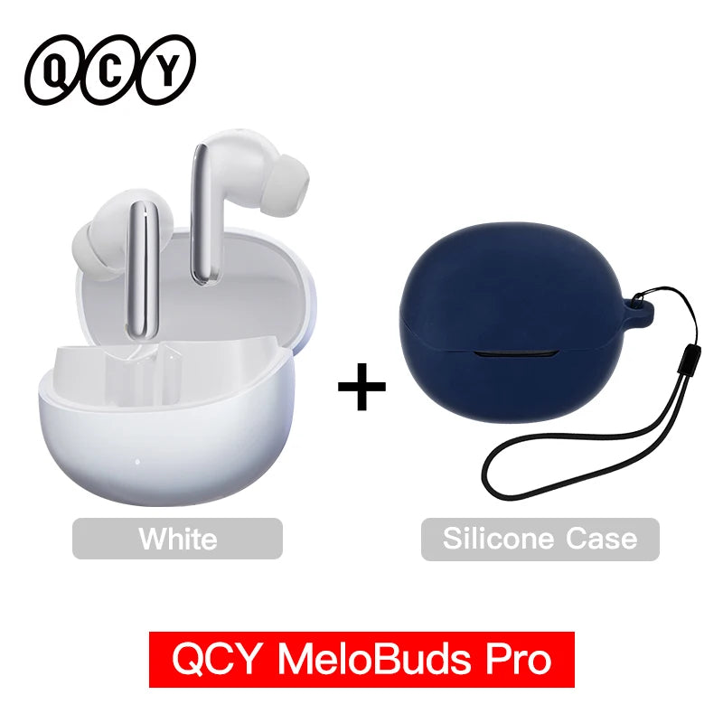 QCY MeloBuds Pro Earphones with 46dB ANC, Hi-Res LDAC, Bluetooth 5.3, 6 Mic Multipoint Connection, In-Ear Detection - ShopHub